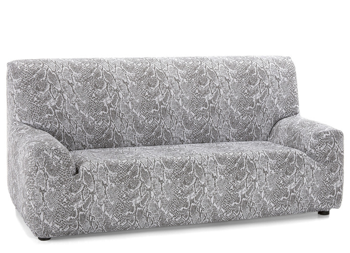 Sessel- & Sofaüberwürfe - Sesselbezug, in Größe 101 (Sesselbezug) bis 113 (Ohrensessel-Bezug), in Farbe GRAU Ansicht 1
