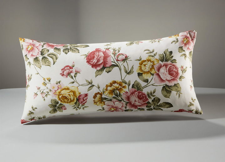 Spreien - Bedsprei met ruitjesstiksel en kussenslopen, in Größe 873 (Voor eenpersoonsbed, 135 x 210 cm ) bis 924 (kussensloop, 40 x 80 cm), in Farbe GELB Ansicht 1