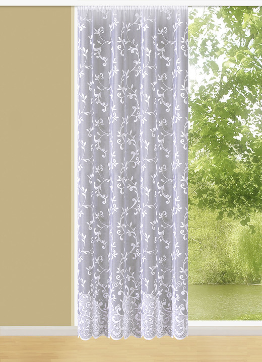 Klassisch - Langstore, in Größe 217 (220x300 cm) bis 298 (245x600 cm), in Farbe WEISS Ansicht 1