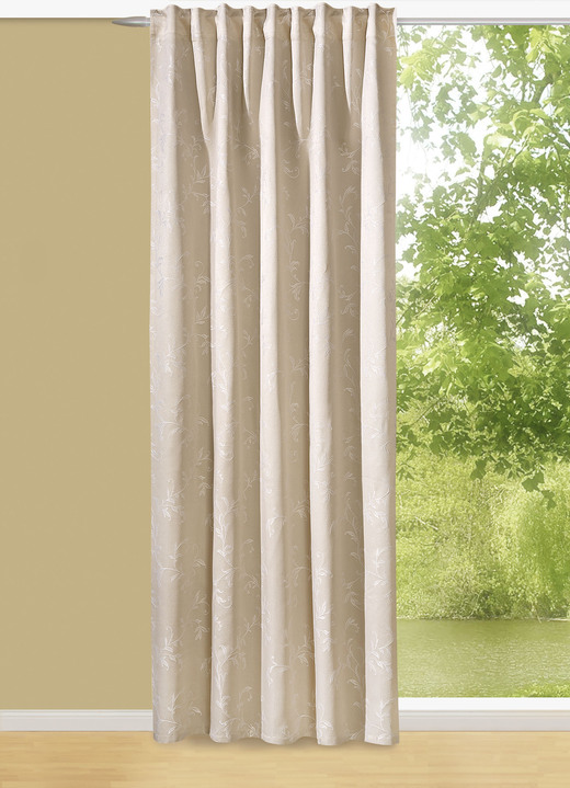 Klassisch - Dekoschal, in Größe 365 (145x140 cm) bis 456 (245x140 cm), in Farbe BEIGE Ansicht 1
