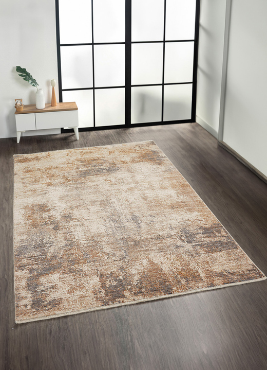 Modern - Hoogwaardige tapijten met een rug van 100% katoen, in Größe 111 (Brug, 60 x 110 cm) bis 304 (Teppich, ø 133 cm), in Farbe MULTICOLOR Ansicht 1