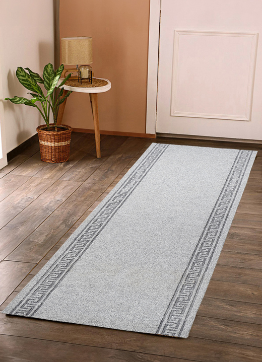 Läufer & Stufenmatten - Läufer, in Größe 102 (Läufer, 66 cm breit) bis 104 (Läufer, 80 cm breit), in Farbe GRAU Ansicht 1