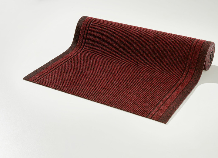 Lopers & trapmatten - Loper geschikt voor binnen- en buitengebruik, in Größe 102 (Loper, 66 cm breed) bis 104 (Loper, 80 cm breed), in Farbe ROT Ansicht 1