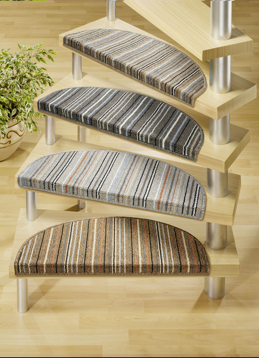 Läufer & Stufenmatten - Stufenmatten, 2er-Pack, in Größe 151 (Stufenmatten, 2er-Pack) bis 325 (Stufenmatten, 15er-Pack), in Farbe GRAU