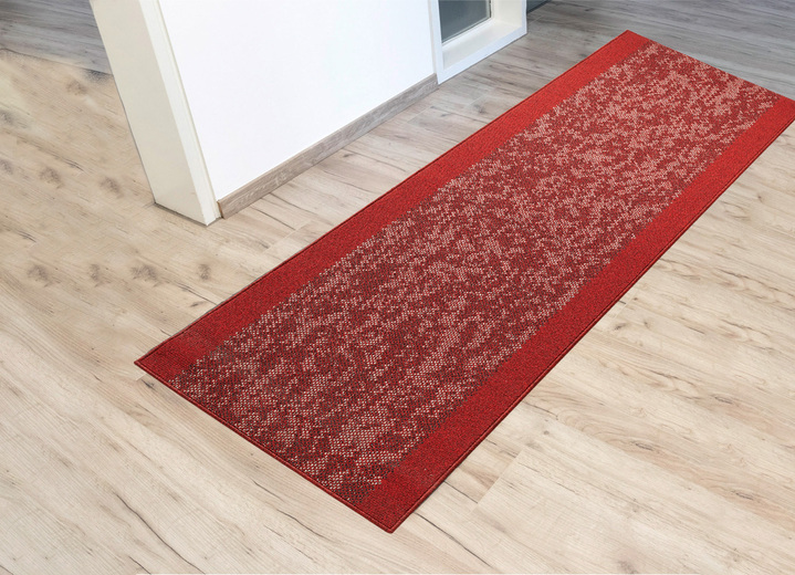 Läufer & Stufenmatten - Läufer, in Größe 102 (Läufer, 67 cm breit) bis 106 (Läufer, 100 cm breit), in Farbe ROT Ansicht 1