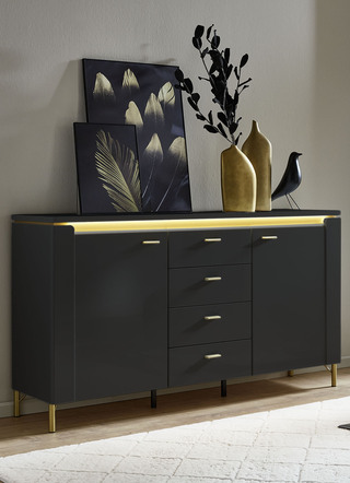 Dressoir met ledverlichting en softclose