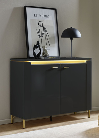 Ladekast met ledverlichting en softclose