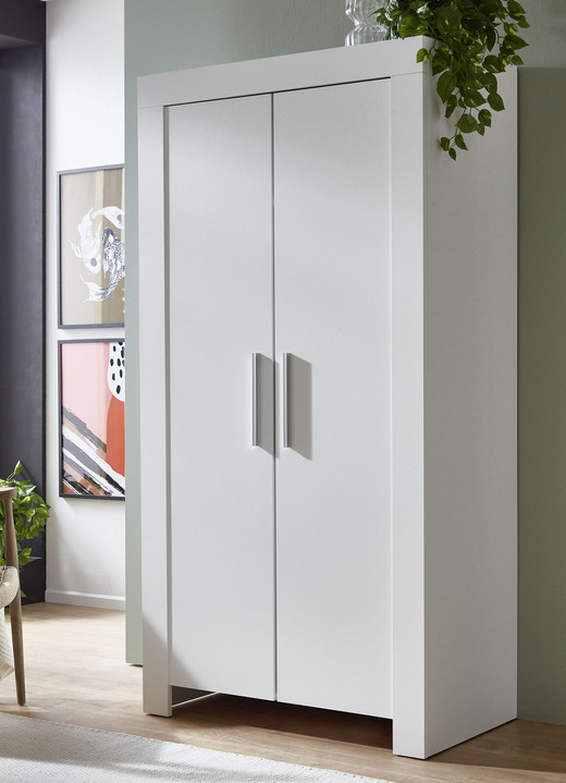 Schlafzimmerschränke - Schrank, 2-türig, in Farbe WEISS, in Ausführung 2-türig Ansicht 1