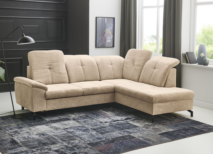 Polsterecken - Polsterecke mit Fkt. u. BK, in Farbe BEIGE Ansicht 1