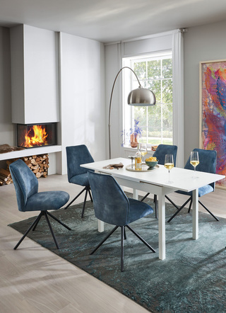 Eettafel met verlengbladen