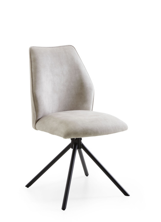 Stoelen & zitbanken - Moderne stoelen, set van 2, in Farbe BEIGE Ansicht 1