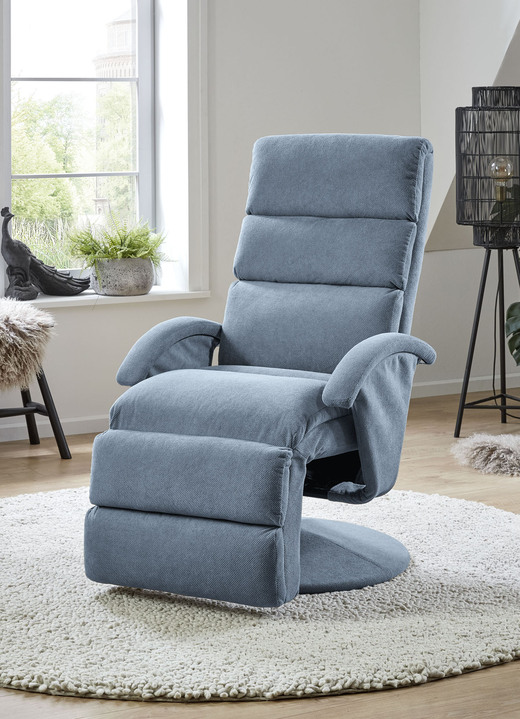 TV-Sessel / Relax-Sessel - Relaxsessel, in Farbe BLAU Ansicht 1