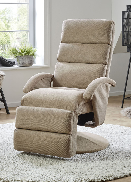 TV-Fauteuil / Relax-fauteuil - Comfortabele relaxfauteuil, in Farbe CAPPUCCINO Ansicht 1