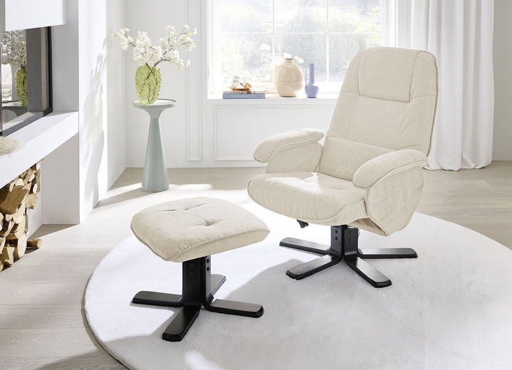 TV-Fauteuil / Relax-fauteuil - Relaxstoel met kruk, in Farbe ROOM Ansicht 1