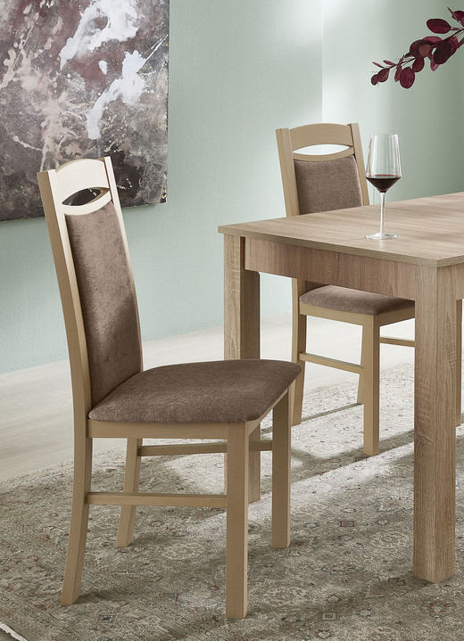 Stoelen & zitbanken - Tijdloos eetkamermeubilair, in Farbe SONOMA BRUINE EIK, in Ausführung Stoelen, set van 2 Ansicht 1