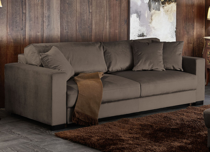 Schlafsofas - Schlafsofa, in Farbe BRAUN, in Ausführung Ohne Hocker Ansicht 1