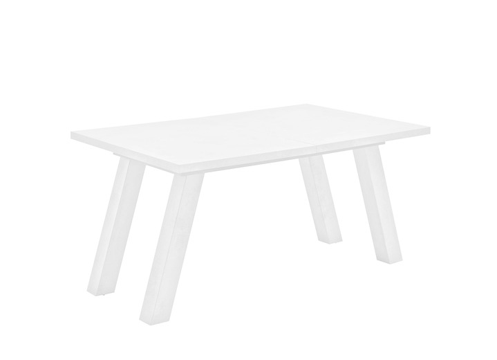 Eettafels - Eettafel met verlengstuk, in Farbe WEISS-WEISS Ansicht 1