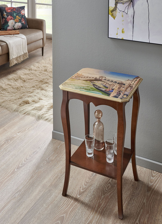 Bijzettafels - Gedeeltelijk massieve bijzettafel met opdruk 