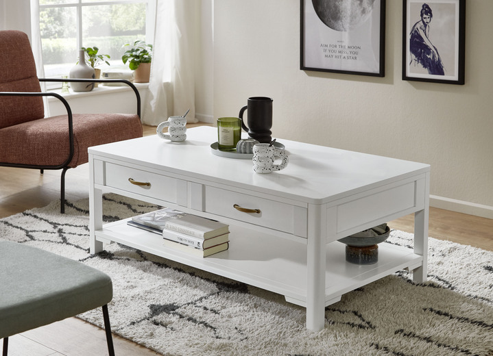 Salontafels - Elegante salontafel in een used look, in Farbe WIT Ansicht 1