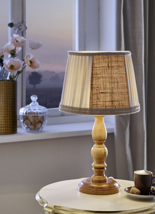 Staande lampen - Verlichting in klassieke stijl, in Farbe NATUUR, in Ausführung Tafellamp Ansicht 1