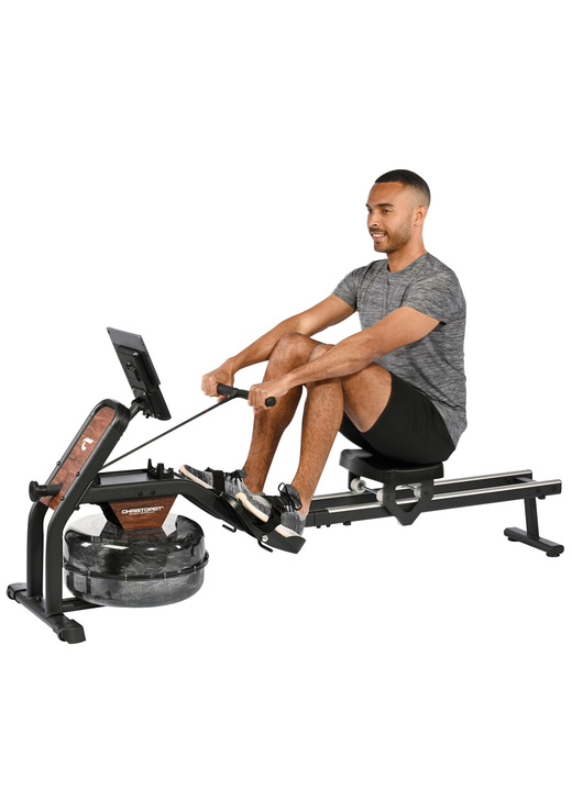 Fitness - Wasserrudergerät, in Farbe SCHWARZ-BRAUN Ansicht 1