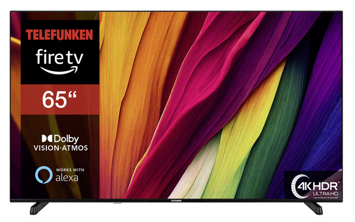 Fernseher - LED-TV-65'', in Farbe SCHWARZ, in Ausführung LED-TV-65''