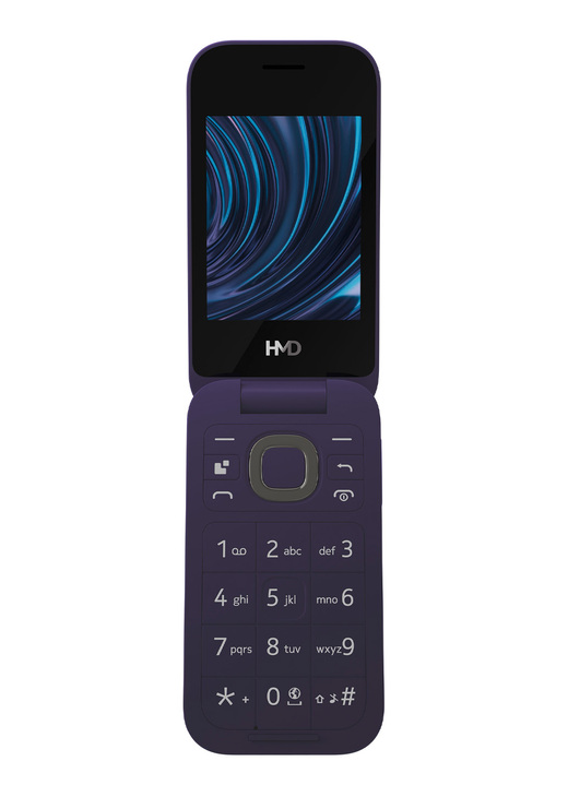 Mobiele telefoon - Grote klaptelefoon, in Farbe LILA Ansicht 1