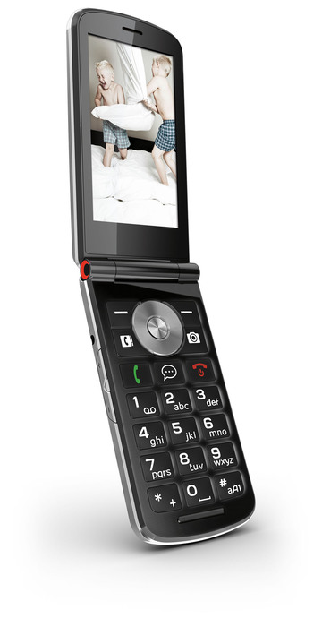 Emporia - Opvouwbare smartphone, in Farbe ZWART-ZILVER Ansicht 1