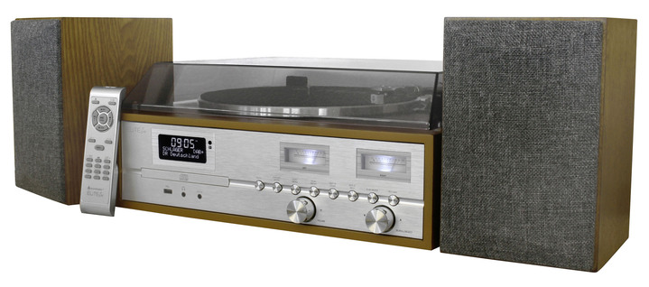 Soundmaster - Nostalgisch stereosysteem met DAB+, in Farbe BRAUN Ansicht 1