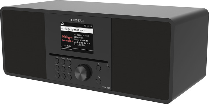Muziekapparaten - Internetradio met DAB+, in Farbe SCHWARZ, in Ausführung zonder CD/MP3 Ansicht 1