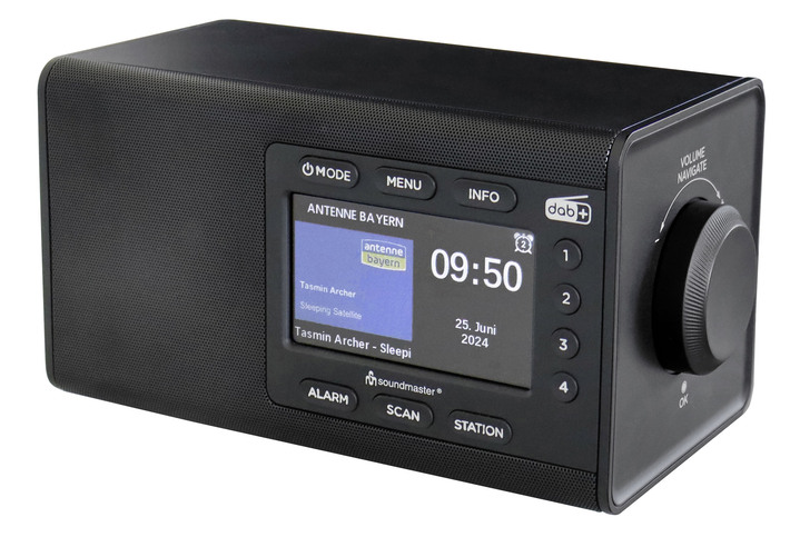 Muziekapparaten - Radio met DAB+, in Farbe ZWART Ansicht 1