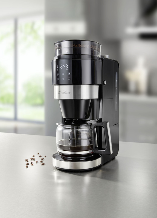 Koffie- & thee - Koffiezetapparaat met molen, in Farbe SCHWARZ