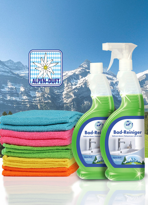 Reinigungshelfer & Reinigungsmittel - Badreiniger-Set, in Farbe GRÜN