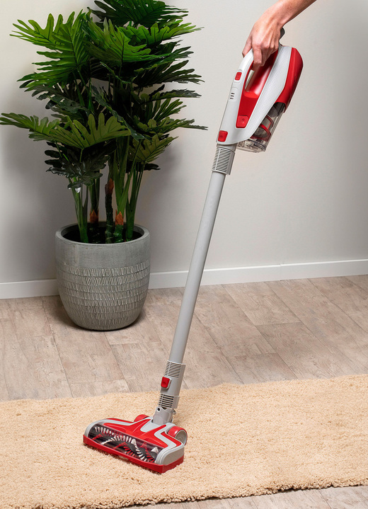 Met batterij - Dirt Devil 2-in-1 draadloze handstofzuiger, in Farbe GRAU-ROT Ansicht 1