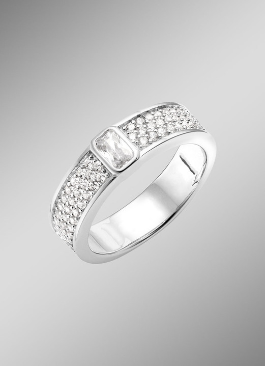 Ringe - Damenring Silber 925/-, in Größe 160 bis 220, in Farbe  Ansicht 1