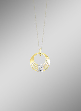 Stralende glans – prachtige hanger met synthetische zirkonia