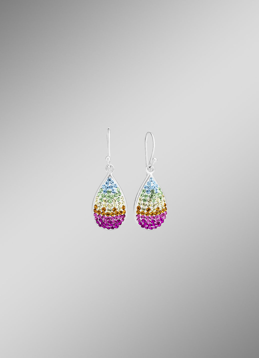 Oorbellen - oorhaken met Swarovski-elementen, in Farbe  Ansicht 1