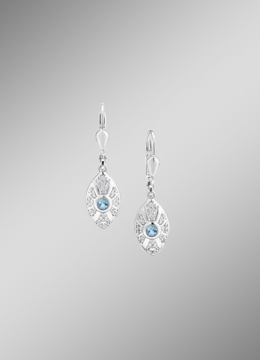 Ohrschmuck - Ohrringe Silber 925/-, in Farbe  Ansicht 1