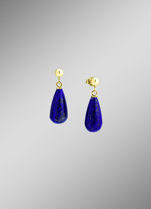 Oorbellen - Chique oorbellen met lapis lazuli, in Farbe  Ansicht 1