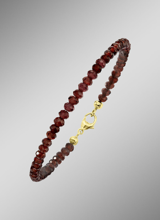 Armbanden - Armband met echte rhodoliet - een highlight voor uw pols!, in Farbe  Ansicht 1