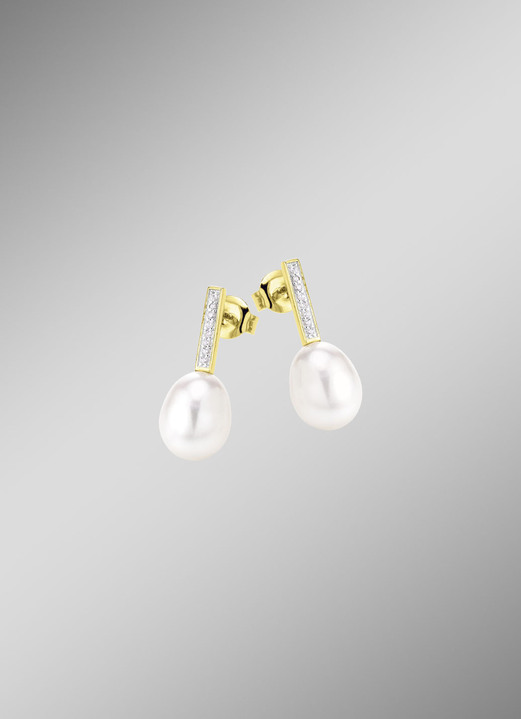Ohrschmuck - Ohrstecker Silber 925/-, in Farbe  Ansicht 1