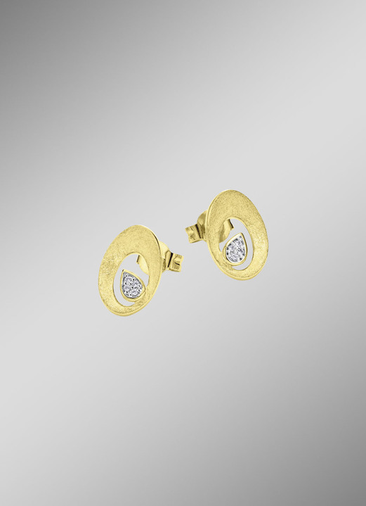 Ohrschmuck - Ohrstecker Gold 375/-, in Farbe  Ansicht 1