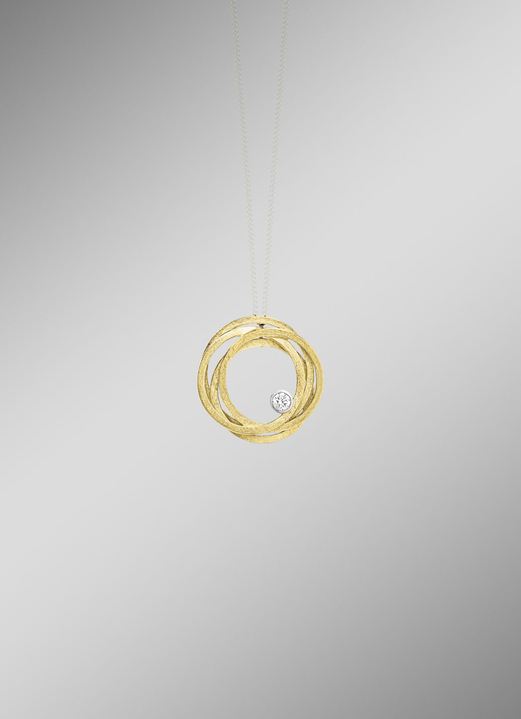 Anhänger - Anhänger o. K. Gold 585/-, in Farbe  Ansicht 1