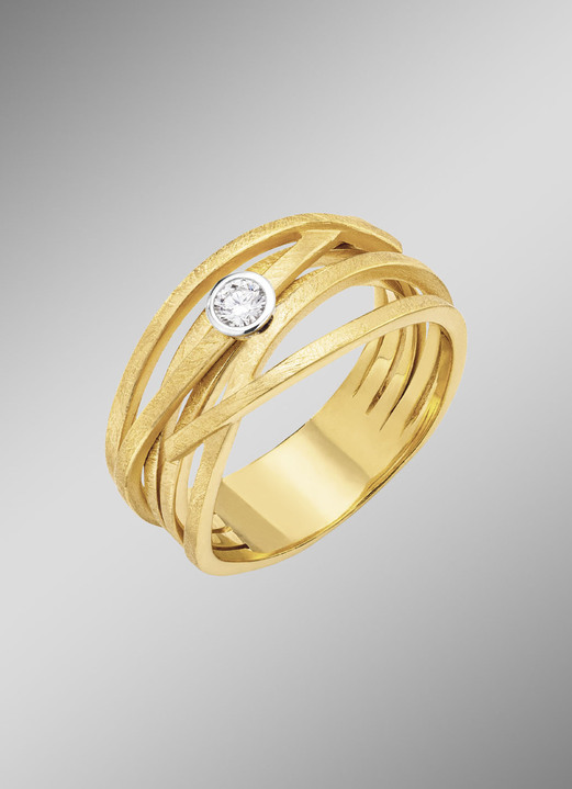 Ringe - Damenring Gold 585/-, in Größe 160 bis 220, in Farbe  Ansicht 1
