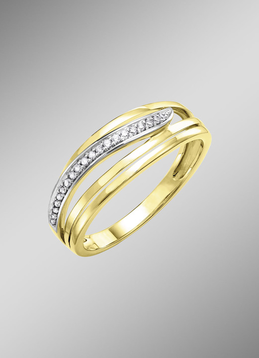Ringe - Damenring Gold 375/-, in Größe 160 bis 220, in Farbe  Ansicht 1