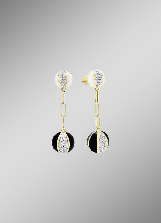 Ohrschmuck - Ohrstecker Gold 585/-, in Farbe  Ansicht 1
