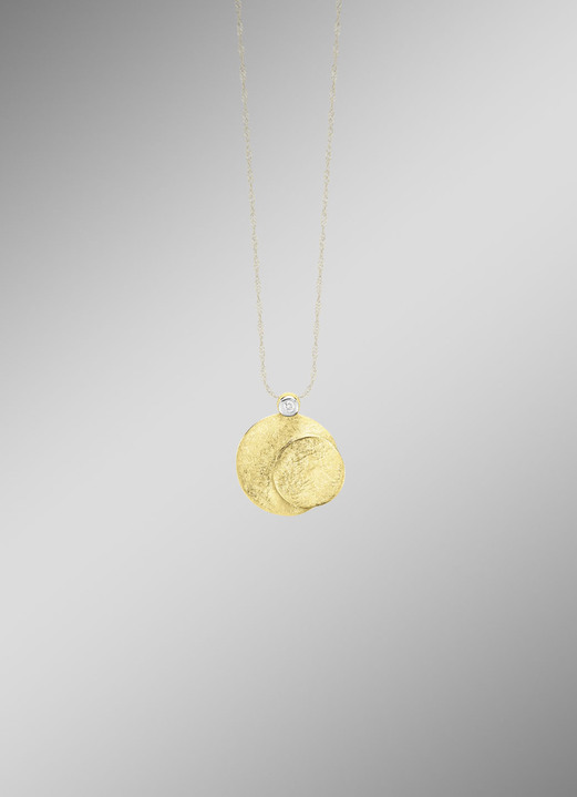 Anhänger - Anhänger o. K. Gold 585/-, in Farbe  Ansicht 1