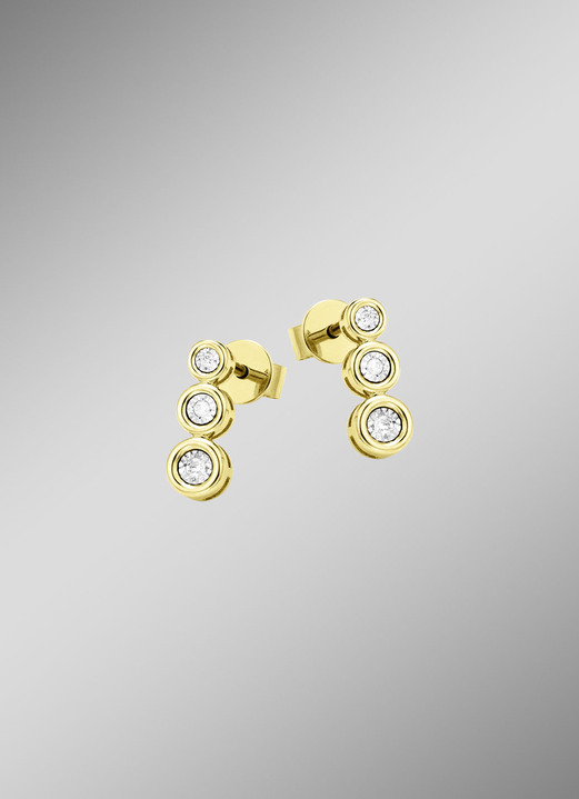 Ohrschmuck - Ohrstecker Gold 585/-, in Farbe  Ansicht 1