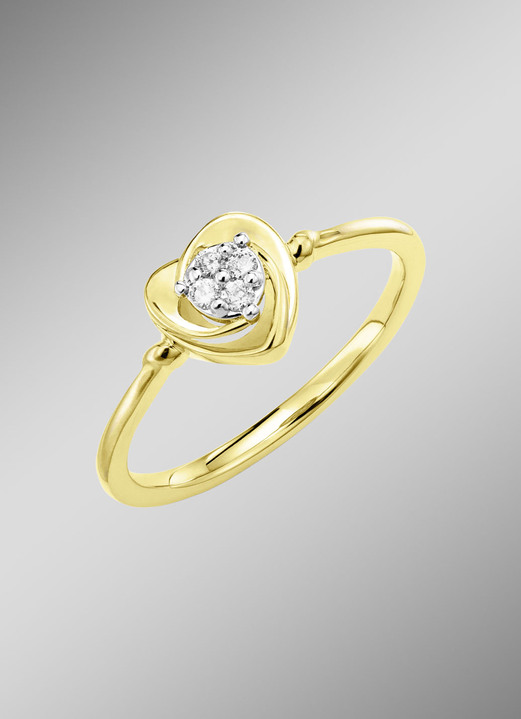 Ringe - Damenring Gold 585/-, in Größe 160 bis 220, in Farbe  Ansicht 1