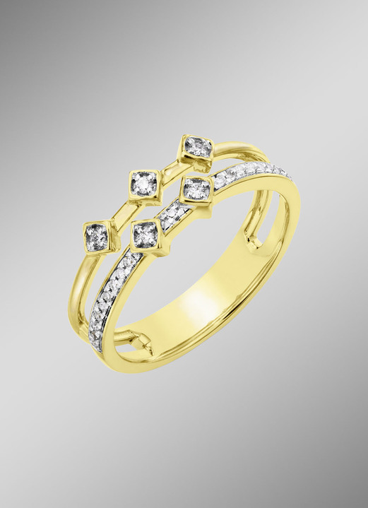 Ringe - Damenring Gold 585/-, in Größe 160 bis 220, in Farbe  Ansicht 1
